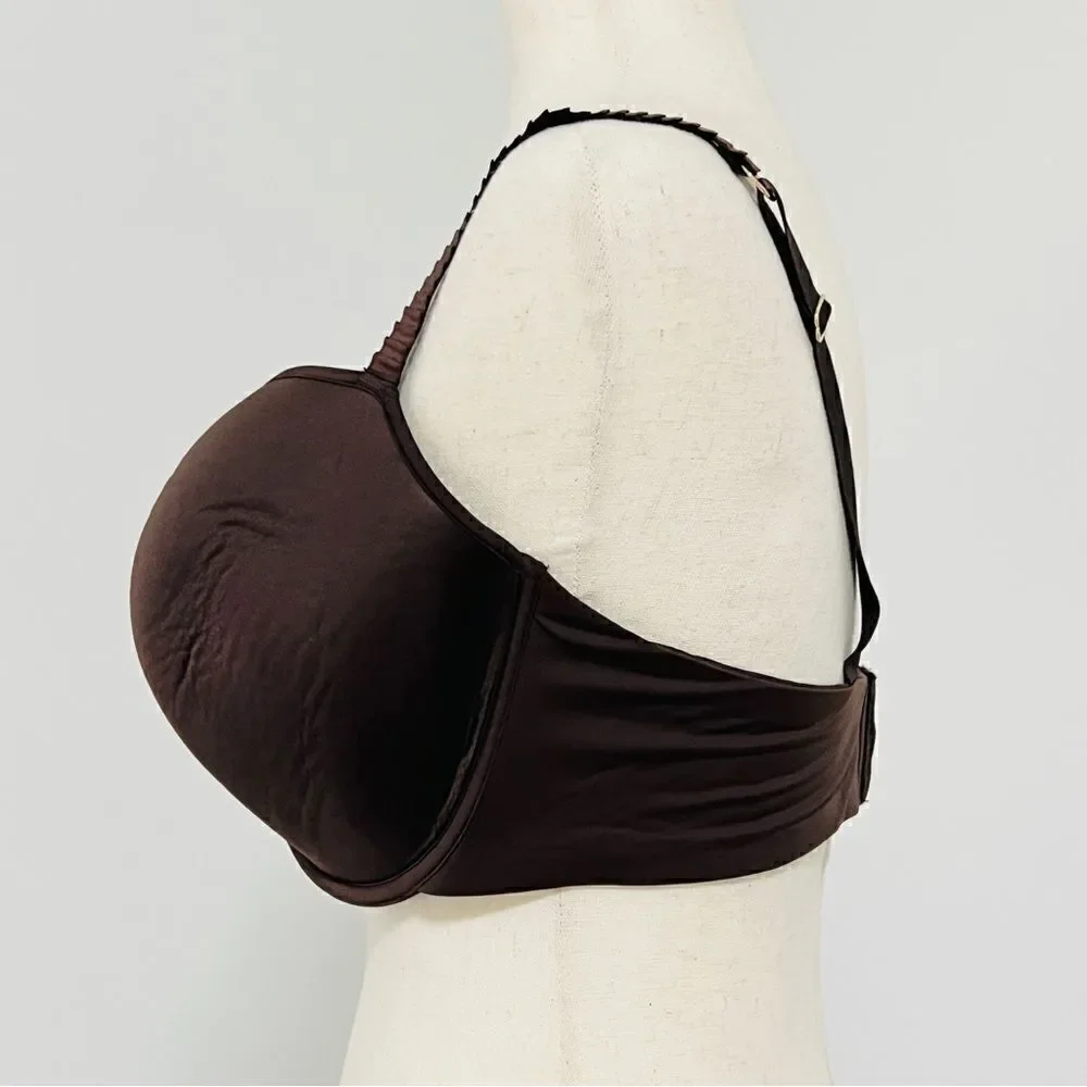 Thirdlove 24/7 Classic T-Shirt Bra Worn Once 38F Espresso Brown Memory Foam